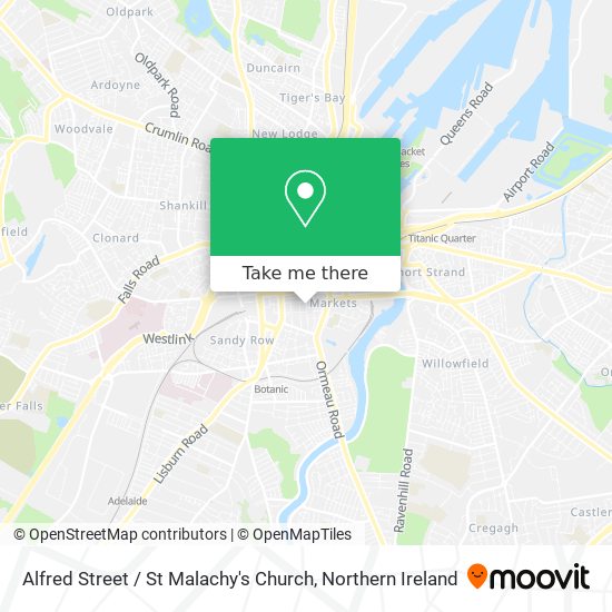 Alfred Street / St Malachy's Church map
