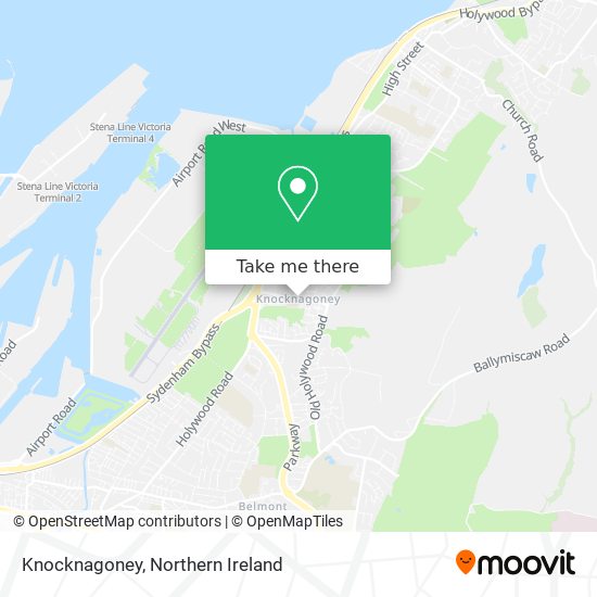 Knocknagoney map