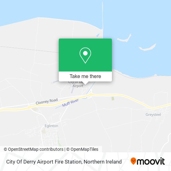 City Of Derry Airport Fire Station map