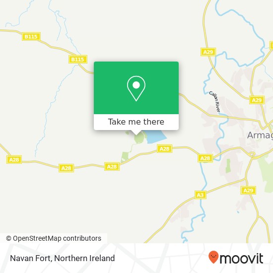 Navan Fort map