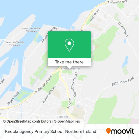Knocknagoney Primary School map