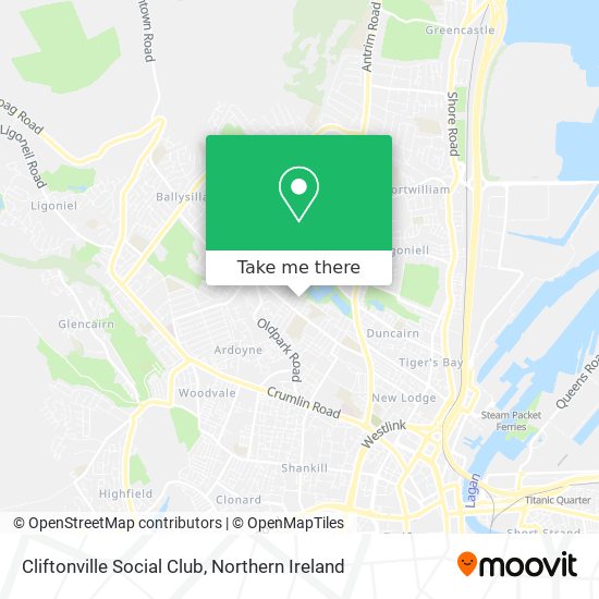 Cliftonville Social Club map