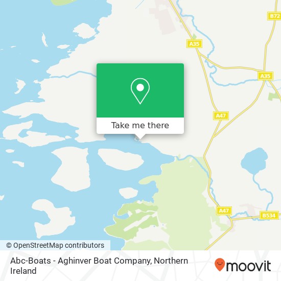 Abc-Boats - Aghinver Boat Company map
