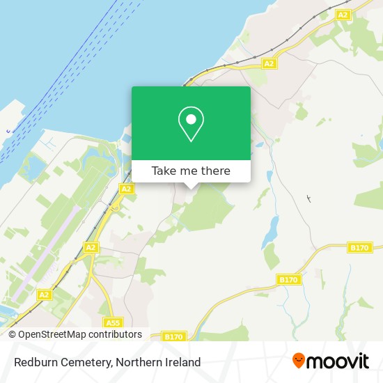 Redburn Cemetery map
