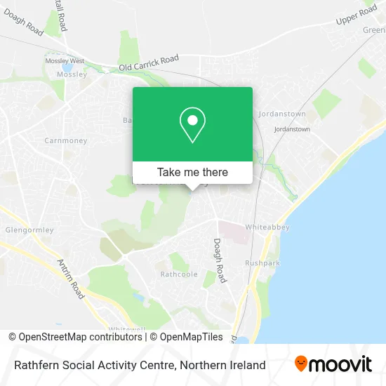 Rathfern Social Activity Centre map