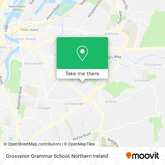 Grosvenor Grammar School map