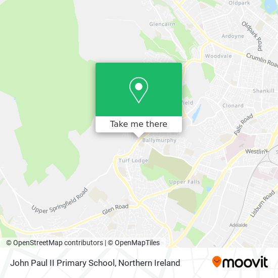 John Paul II Primary School map