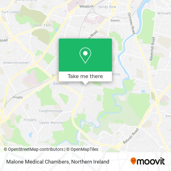Malone Medical Chambers map