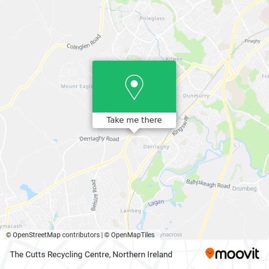 The Cutts Recycling Centre map