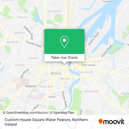 Custom House Square Water Feature map