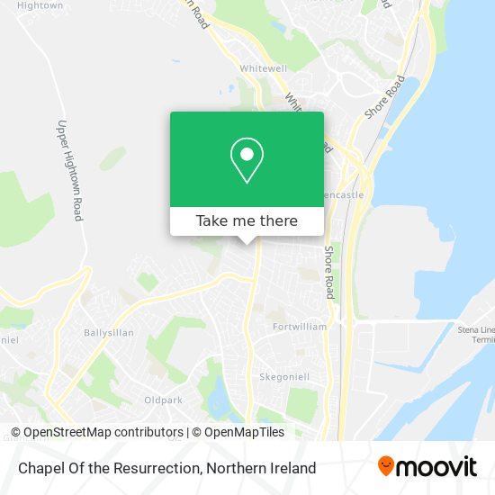 Chapel Of the Resurrection map