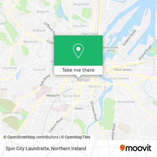 Spin City Laundrette map