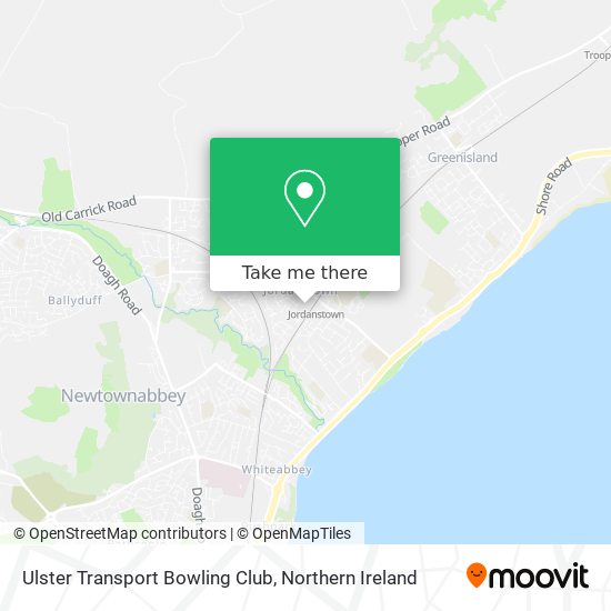 Ulster Transport Bowling Club map