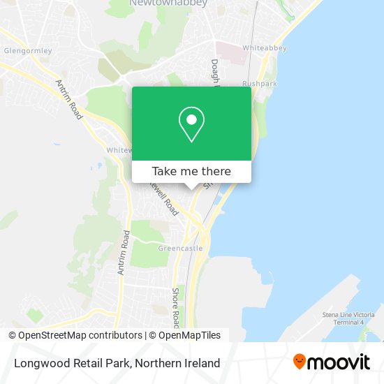 Longwood Retail Park map