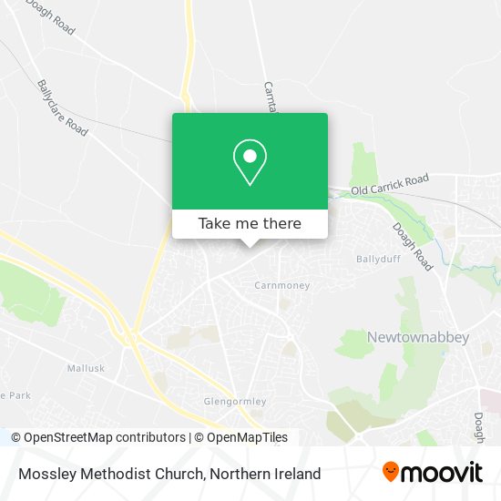 Mossley Methodist Church map