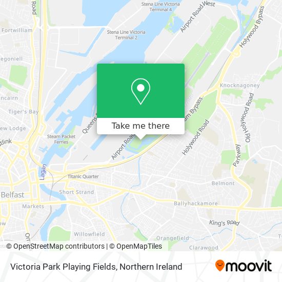 Victoria Park Playing Fields map