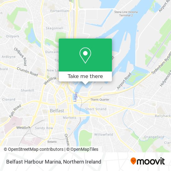 Belfast Harbour Marina map