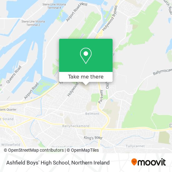 Ashfield Boys' High School map