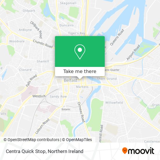 Centra Quick Stop map