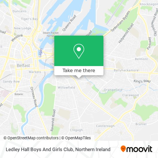 Ledley Hall Boys And Girls Club map