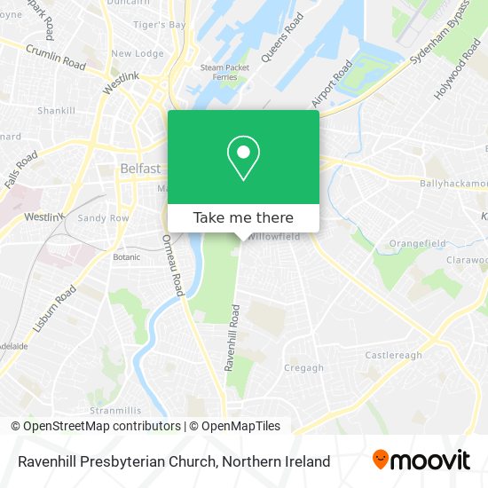 Ravenhill Presbyterian Church map