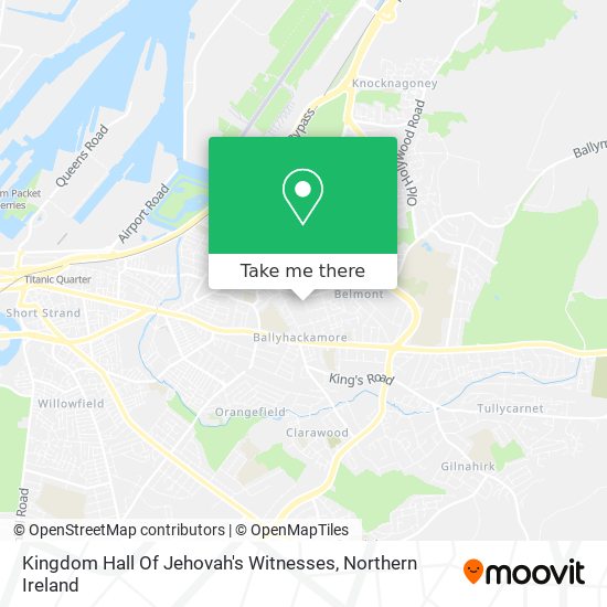 Kingdom Hall Of Jehovah's Witnesses map