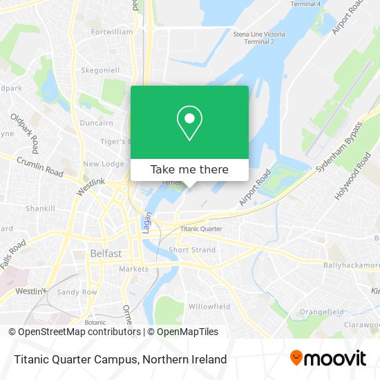Titanic Quarter Campus map