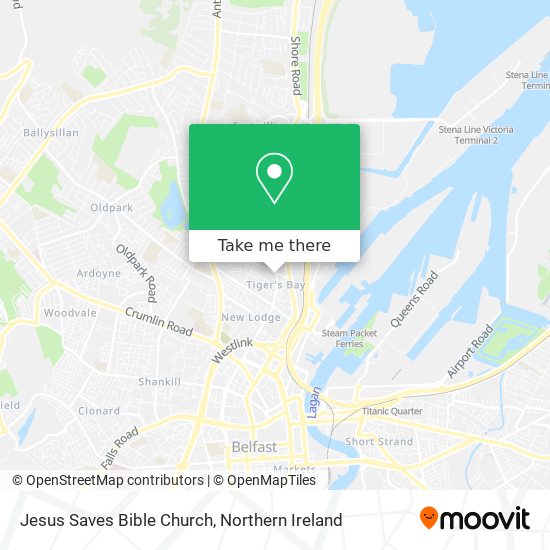 Jesus Saves Bible Church map