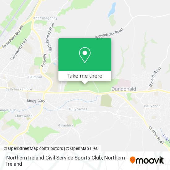 Northern Ireland Civil Service Sports Club map