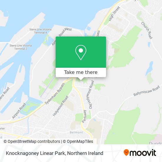 Knocknagoney Linear Park map