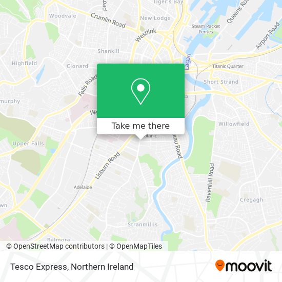 Tesco Express map