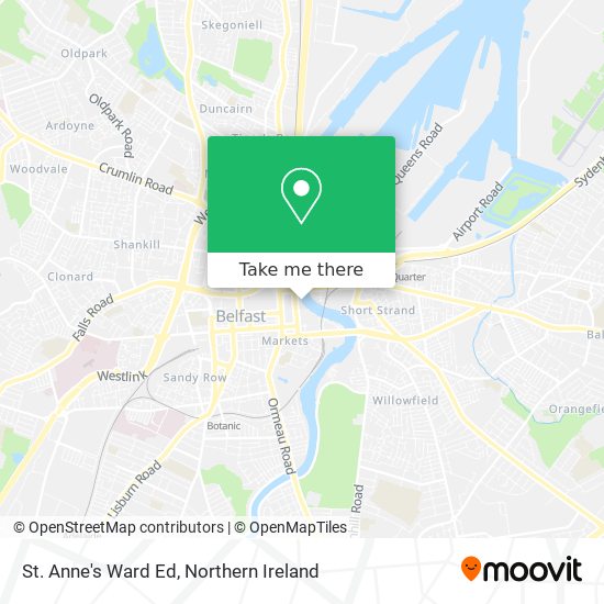 St. Anne's Ward Ed map