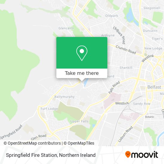 Springfield Fire Station map