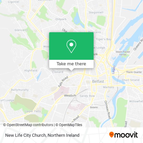New Life City Church map