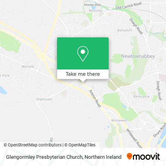 Glengormley Presbyterian Church map