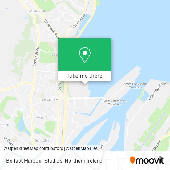Belfast Harbour Studios map