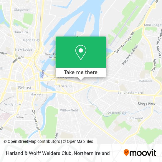 Harland & Wolff Welders Club map