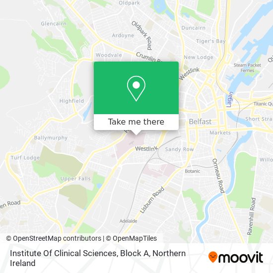 Institute Of Clinical Sciences, Block A map