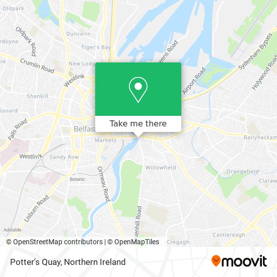 Potter's Quay map