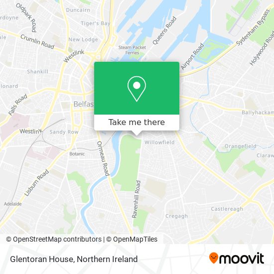 Glentoran House map