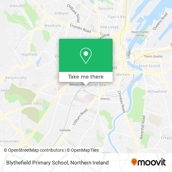 Blythefield Primary School map