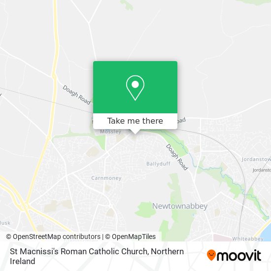 St Macnissi's Roman Catholic Church map