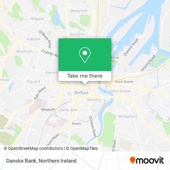 Danske Bank map