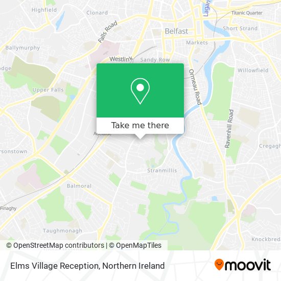 Elms Village Reception map