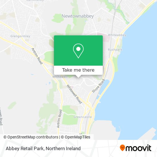 Abbey Retail Park map