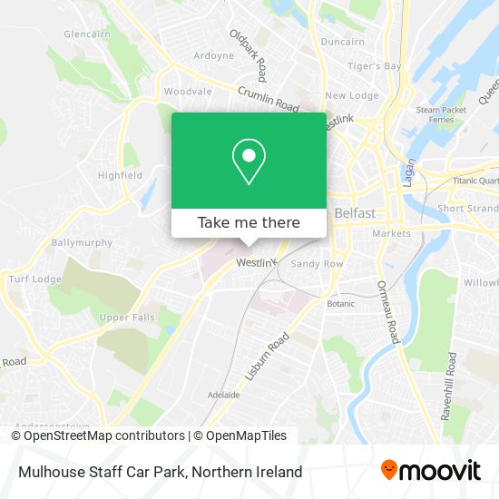 Mulhouse Staff Car Park map