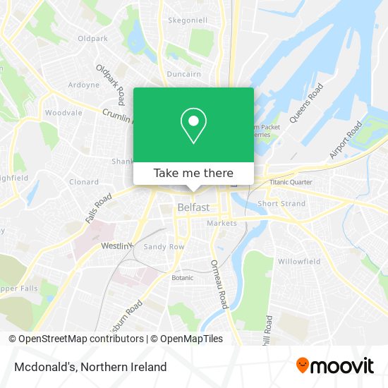 Mcdonald's map