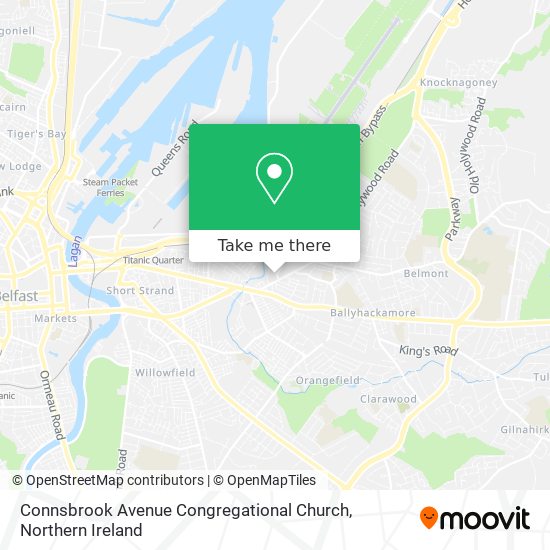 Connsbrook Avenue Congregational Church map