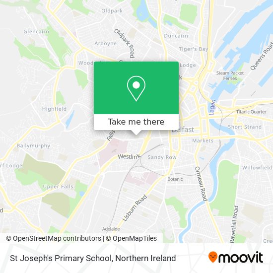 St Joseph's Primary School map