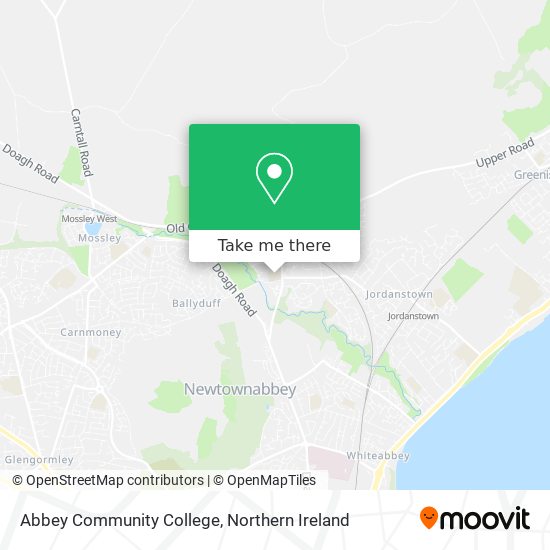 Abbey Community College map